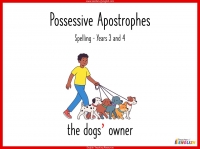 Possessive Apostrophes - Years 3 and 4